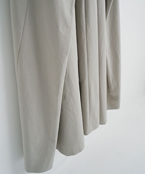 Mochi モチ v-neck belt dress [ms22-op-02/chalk] Vネックベルトドレス