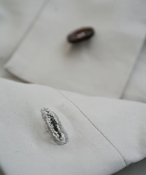 Mochi モチ v-neck belt dress [ms22-op-02/chalk] Vネックベルトドレス