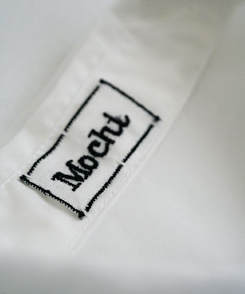 Mochi モチ tulle collar shirt [ms24-sh-01/off white] チュールカラーシャツ