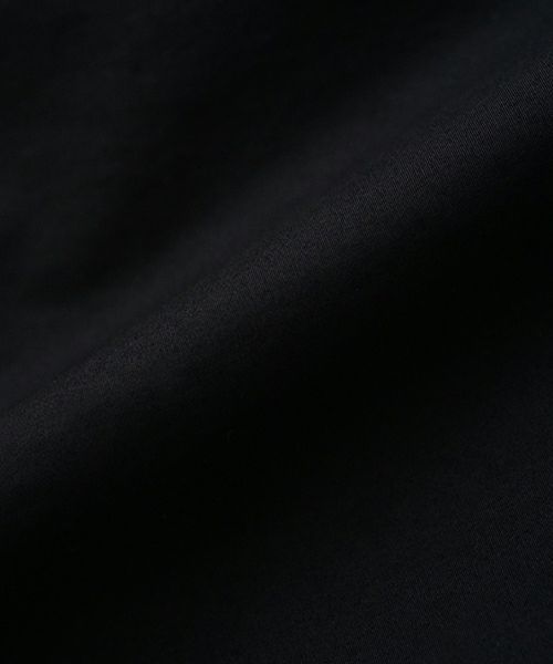 Mochi モチ tulle collar shirt [ms24-sh-01/black] チュールカラーシャツ