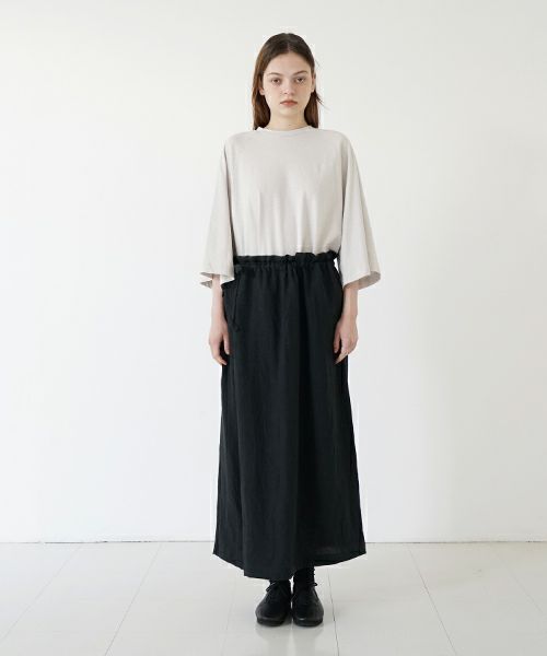 Mochi モチ  wrap pants [ma22-pt-01/black] ラップパンツ