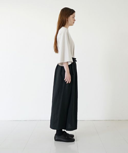 Mochi モチ  wrap pants [ma22-pt-01/black] ラップパンツ
