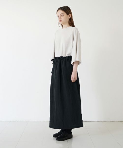 Mochi モチ  wrap pants [ma22-pt-01/black] ラップパンツ