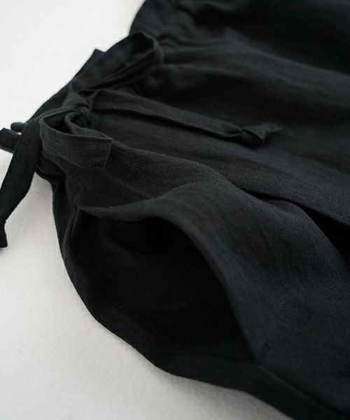 Mochi モチ  wrap pants [ma22-pt-01/black] ラップパンツ