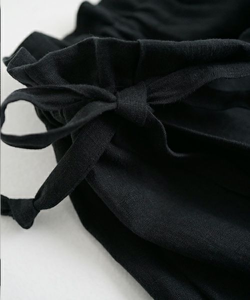 Mochi モチ  wrap pants [ma22-pt-01/black] ラップパンツ