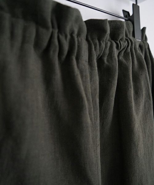 Mochi モチ  wrap pants [ma22-pt-01/dark khaki] ラップパンツ