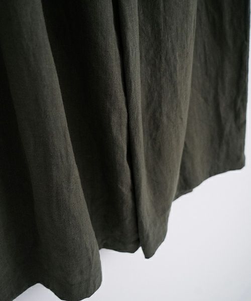 Mochi モチ  wrap pants [ma22-pt-01/dark khaki] ラップパンツ