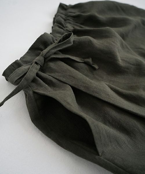 Mochi モチ  wrap pants [ma22-pt-01/dark khaki] ラップパンツ