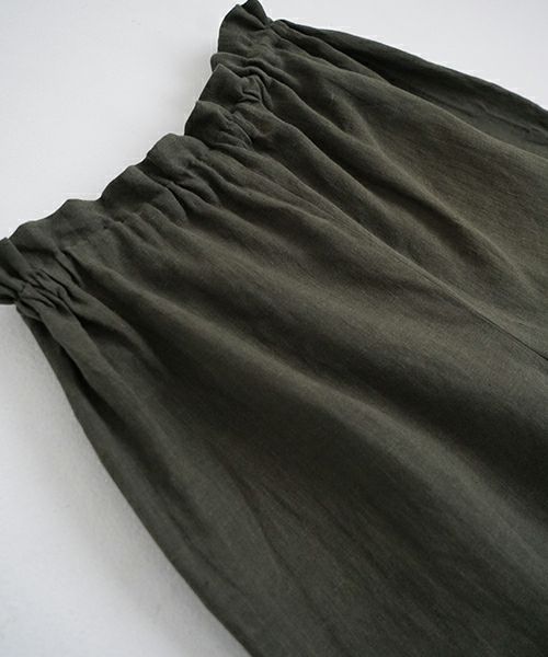 Mochi モチ  wrap pants [ma22-pt-01/dark khaki] ラップパンツ