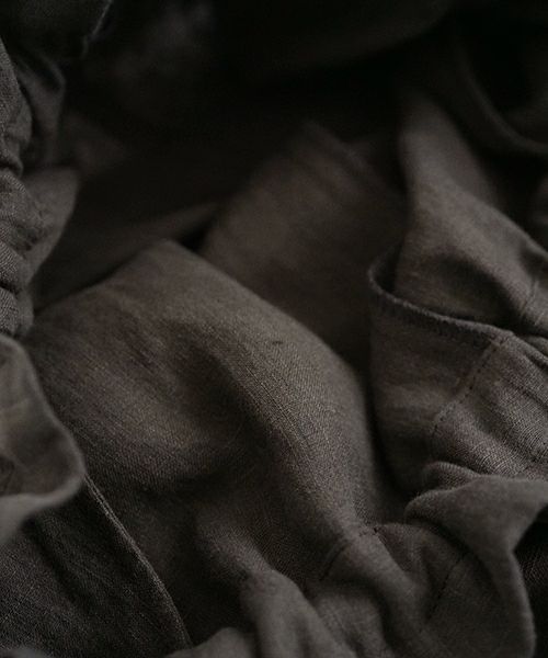 Mochi モチ  wrap pants [ma22-pt-01/dark khaki] ラップパンツ