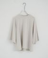 Mochi モチ tuck t-shirt [ms22-to-02/chalk] タックTシャツ