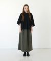 Mochi モチ tuck t-shirt [ms22-to-02/black] タックTシャツ