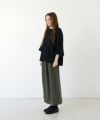 Mochi モチ tuck t-shirt [ms22-to-02/black] タックTシャツ