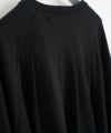 Mochi モチ tuck t-shirt [ms22-to-02/black] タックTシャツ