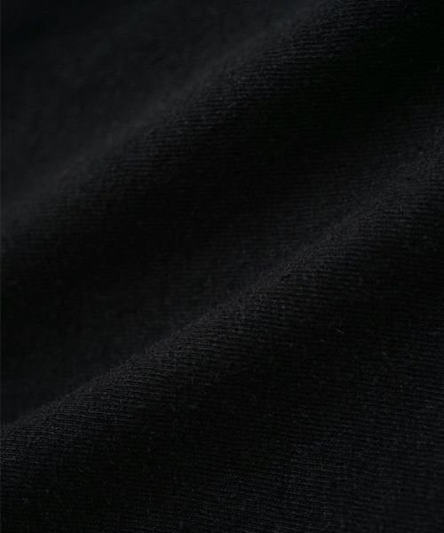 Mochi モチ tuck t-shirt [ms22-to-02/black] タックTシャツ