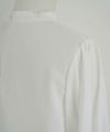 Mochi モチ gather blouse(organic cotton)[ms21-b-01/off white]