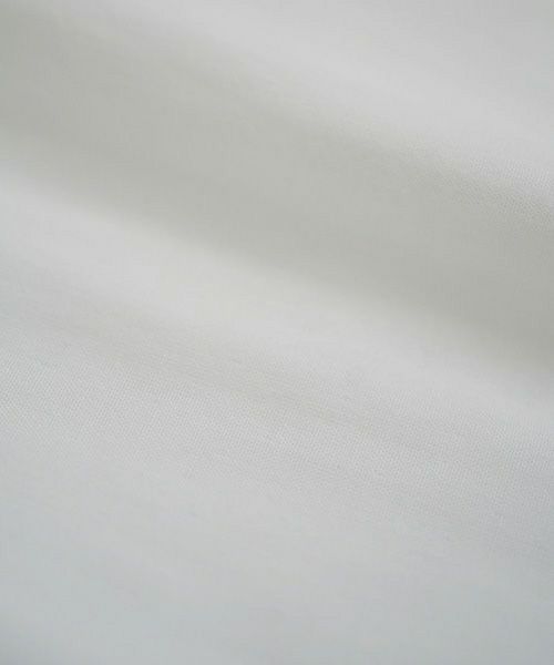 Mochi モチ gather blouse(organic cotton)[ms21-b-01/off white]