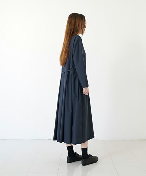 Mochi モチ high neck dress [mo-op-01/deep blue] ハイネックドレス