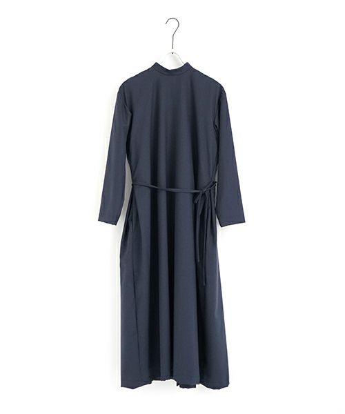 Mochi モチ high neck dress [mo-op-01/deep blue] ハイネックドレス