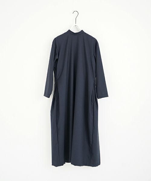 Mochi モチ high neck dress [mo-op-01/deep blue] ハイネックドレス
