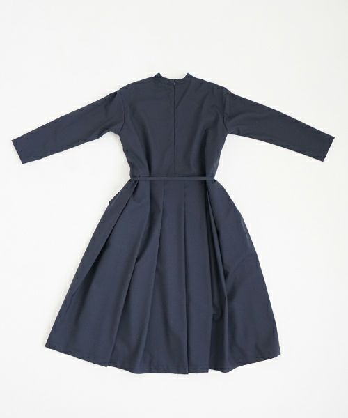Mochi モチ high neck dress [mo-op-01/deep blue] ハイネックドレス