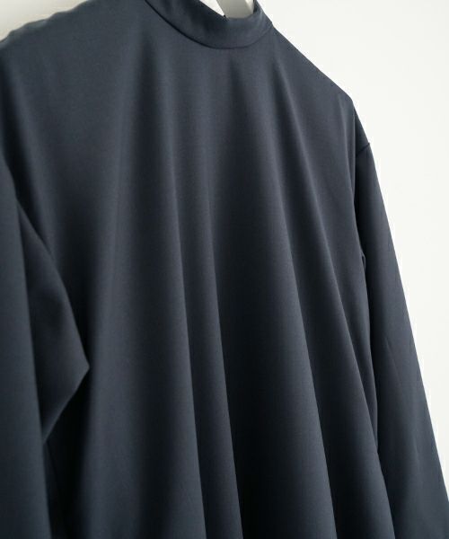Mochi モチ high neck dress [mo-op-01/deep blue] ハイネックドレス