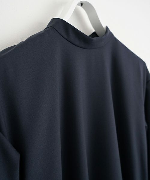 Mochi モチ high neck dress [mo-op-01/deep blue] ハイネックドレス