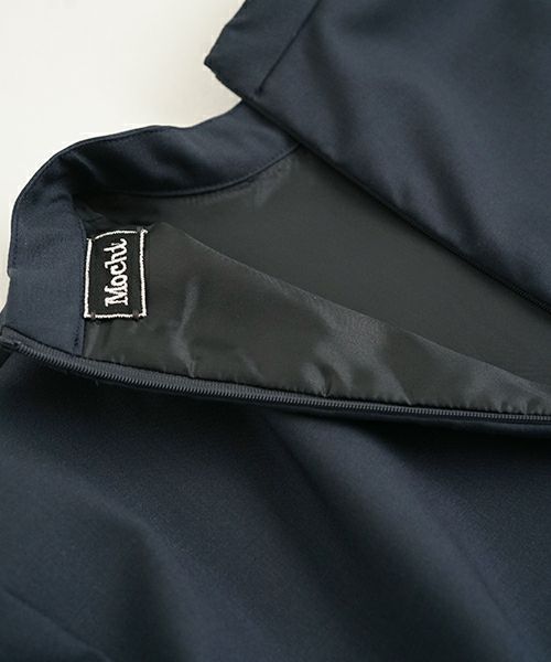 Mochi モチ high neck dress [mo-op-01/deep blue] ハイネックドレス