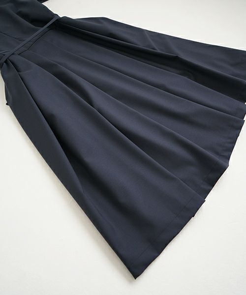 Mochi モチ high neck dress [mo-op-01/deep blue] ハイネックドレス