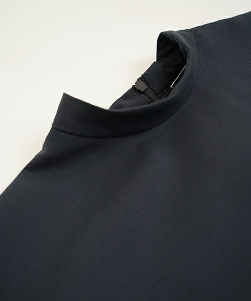 Mochi モチ high neck dress [mo-op-01/deep blue] ハイネックドレス