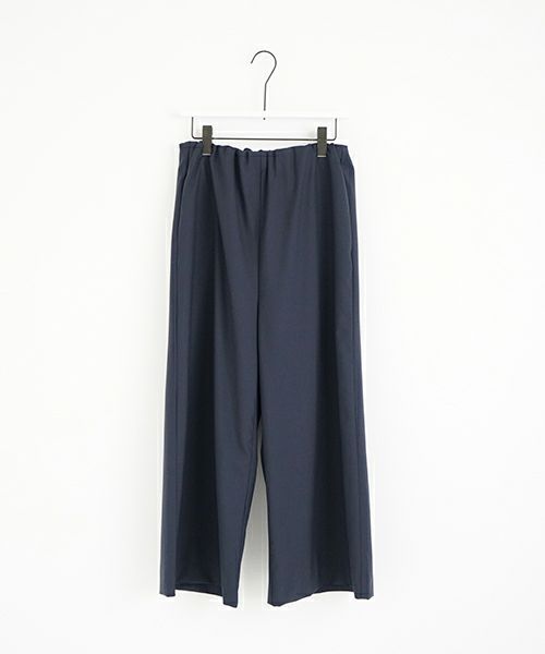 Mochi モチ wide pants [mo-pt-02/deep blue] ワイドパンツ