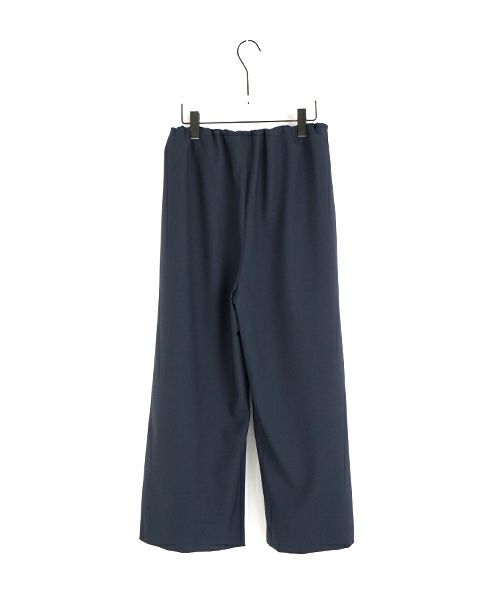 Mochi モチ wide pants [mo-pt-02/deep blue] ワイドパンツ