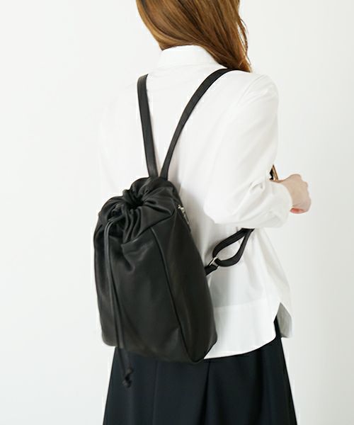 Mochi モチ rucksack deer leahter [ma-pro-24/black]] 鹿革リュックサック