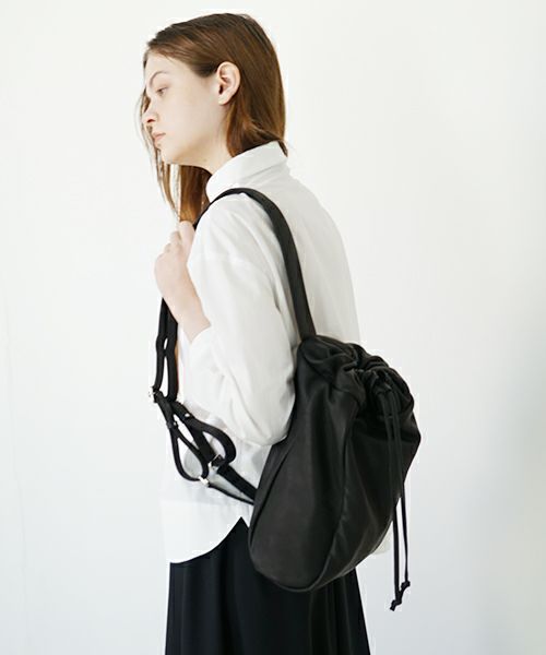 Mochi モチ rucksack deer leahter [ma-pro-24/black]] 鹿革リュックサック