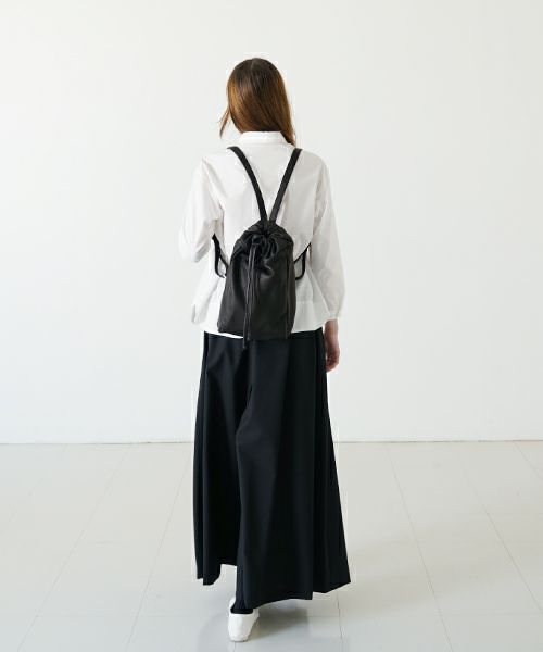 Mochi モチ rucksack deer leahter [ma-pro-24/black]] 鹿革リュックサック