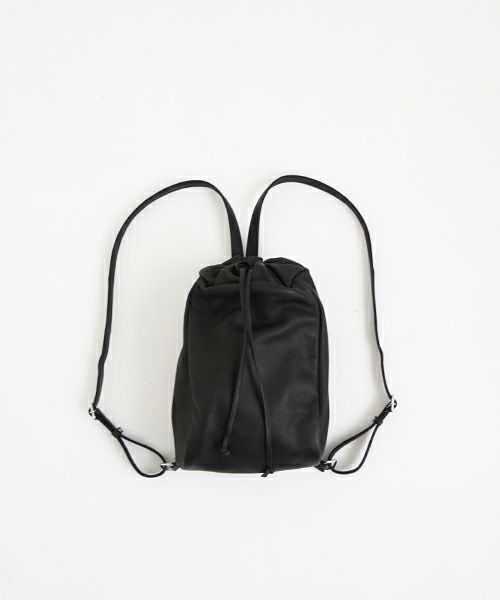 Mochi モチ rucksack deer leahter [ma-pro-24/black]] 鹿革リュックサック