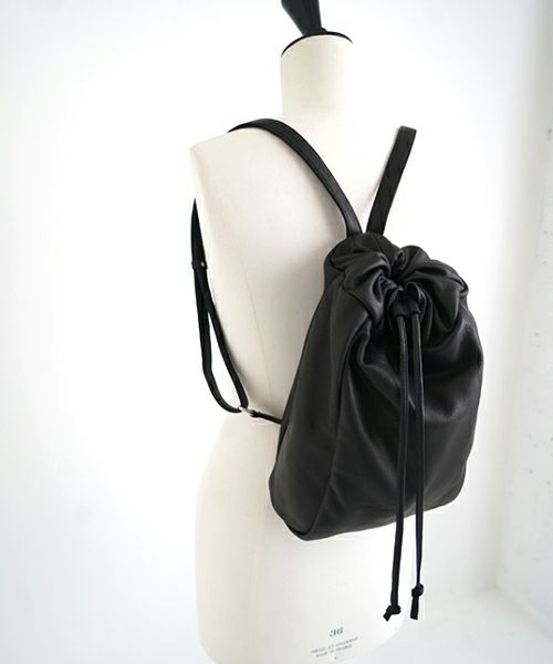 Mochi モチ rucksack deer leahter [ma-pro-24/black]] 鹿革リュックサック