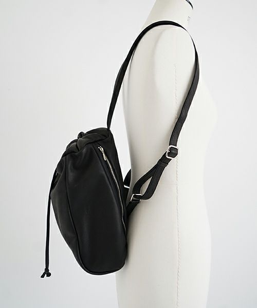 Mochi モチ rucksack deer leahter [ma-pro-24/black]] 鹿革リュックサック