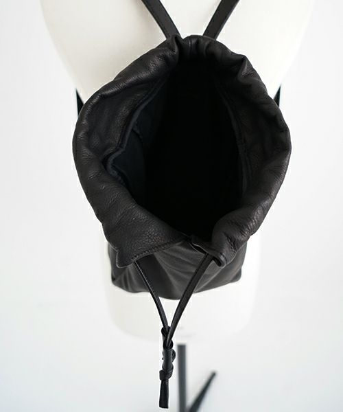 Mochi モチ rucksack deer leahter [ma-pro-24/black]] 鹿革リュックサック