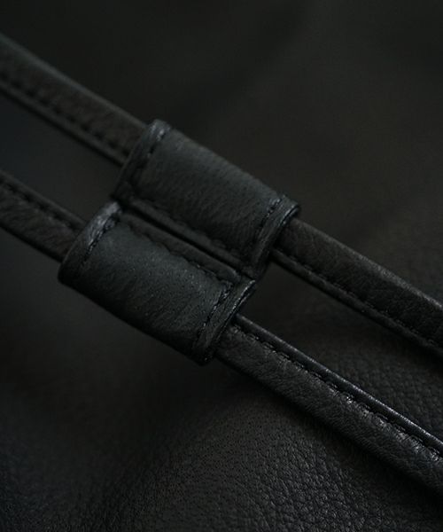 Mochi モチ rucksack deer leahter [ma-pro-24/black]] 鹿革リュックサック