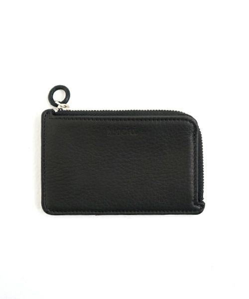 Mochi モチ card case deer leahter[ma-pro-25/black] 鹿革カードケース