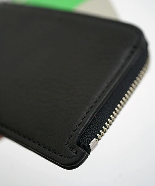 Mochi モチ card case deer leahter[ma-pro-25/black] 鹿革カードケース