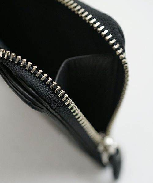 Mochi モチ card case deer leahter[ma-pro-25/black] 鹿革カードケース