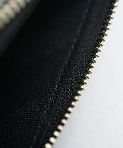 Mochi モチ card case deer leahter[ma-pro-25/black] 鹿革カードケース