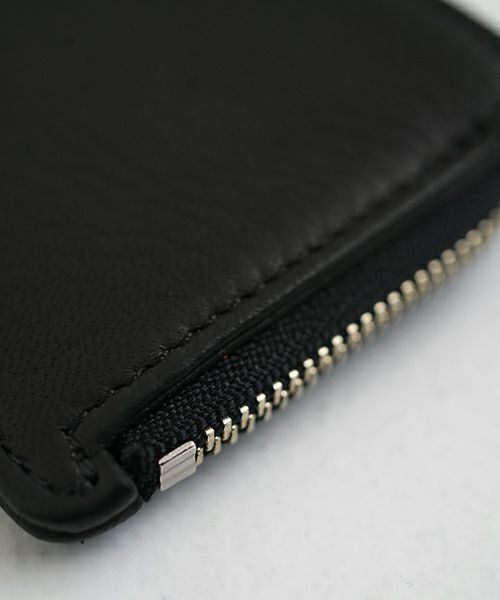 Mochi モチ card case deer leahter[ma-pro-25/black] 鹿革カードケース