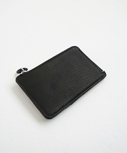 Mochi モチ card case deer leahter[ma-pro-25/black] 鹿革カードケース