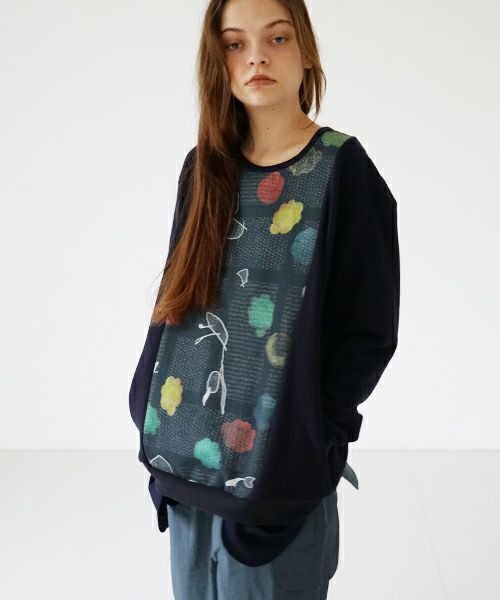 ohta オオタ【Palm maison 別注】print sweat