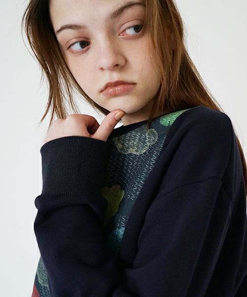 ohta オオタ【Palm maison 別注】print sweat