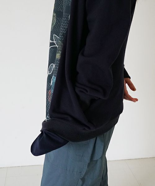 ohta オオタ【Palm maison 別注】print sweat