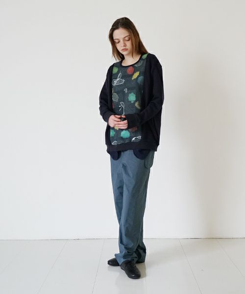 ohta オオタ【Palm maison 別注】print sweat